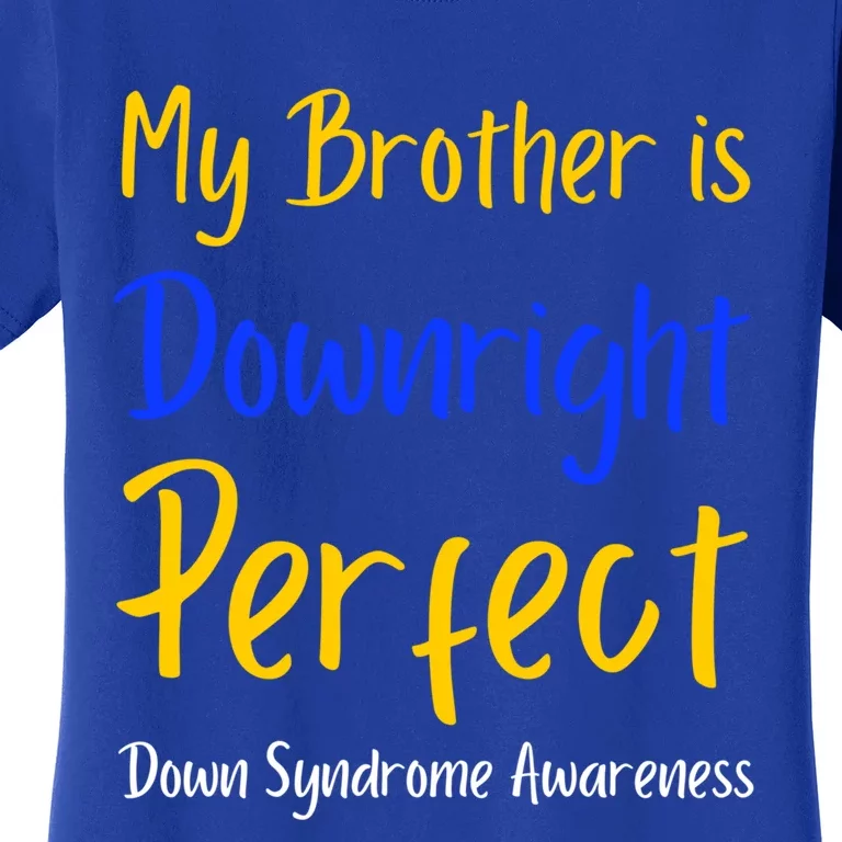 National Down Syndrome Awareness Month Support Squad T21 Gift Women's T-Shirt