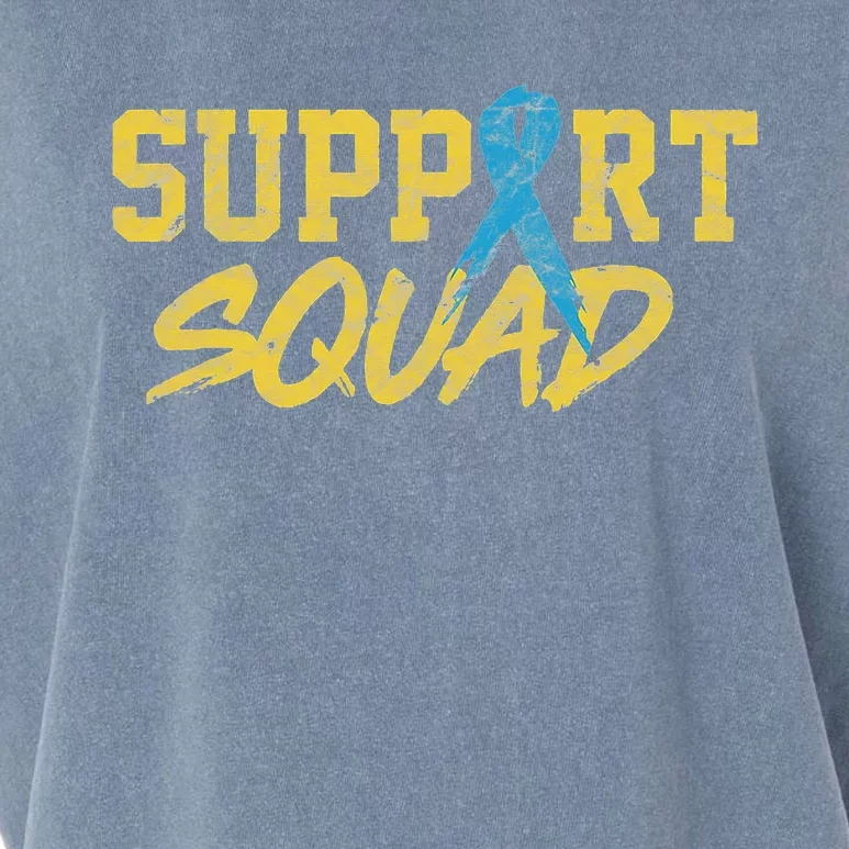 National Down Syndrome Awareness Month Support Squad T21 Garment-Dyed Women's Muscle Tee