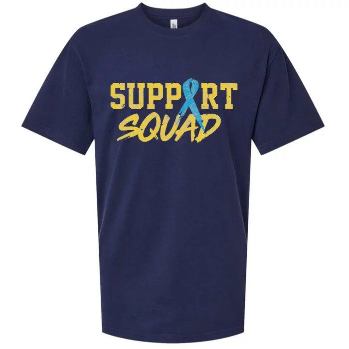 National Down Syndrome Awareness Month Support Squad T21 Sueded Cloud Jersey T-Shirt