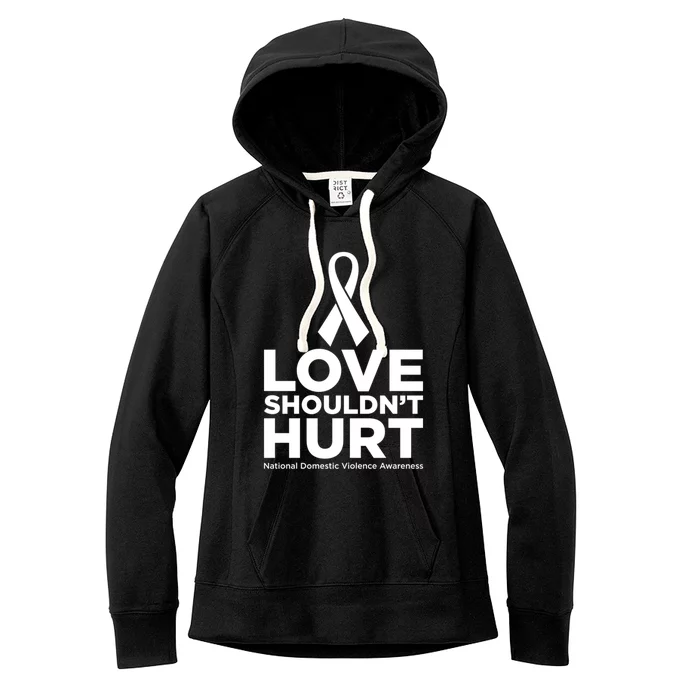 National Domestic Violence Awareness Gift Women's Fleece Hoodie