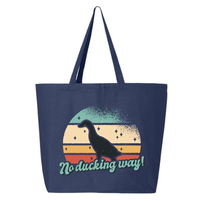 No Ducking Way Funny Duck 25L Jumbo Tote