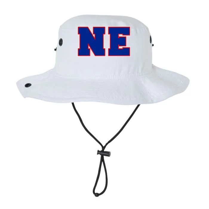 NE New England Massachusetts College Letters Football Fan Block Letters Legacy Cool Fit Booney Bucket Hat