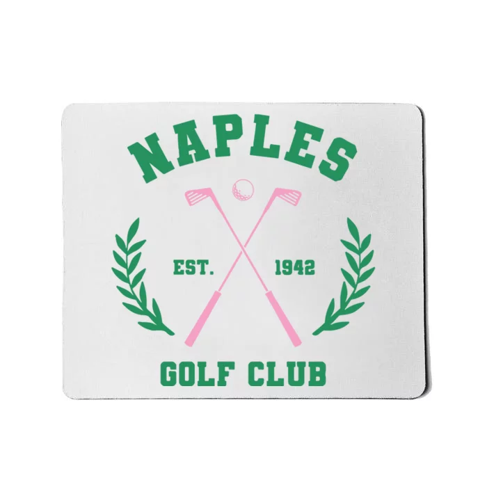 Naples Est. 1942 Golf Clup Mousepad