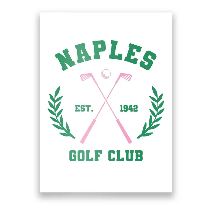 Naples Est. 1942 Golf Clup Poster