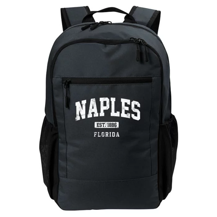 Naples Est 1886 Florida Retro Vintage Daily Commute Backpack