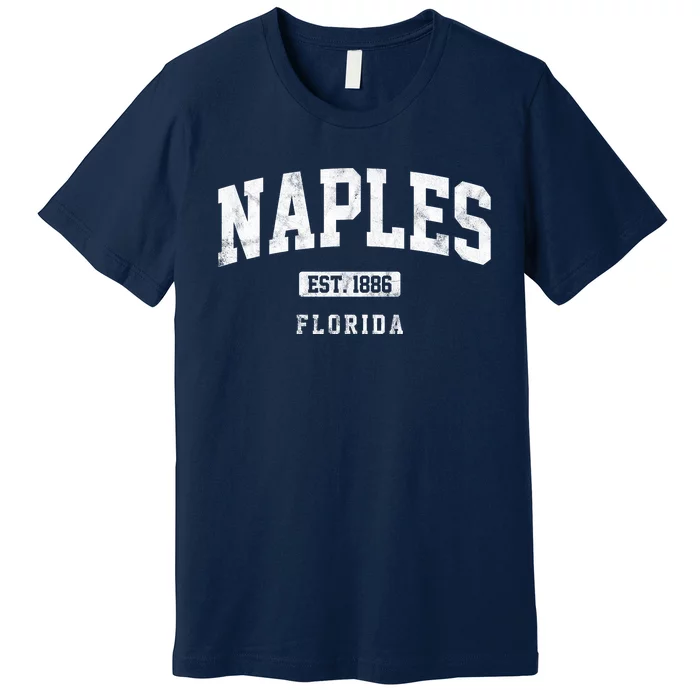 Naples Est 1886 Florida Retro Vintage Premium T-Shirt