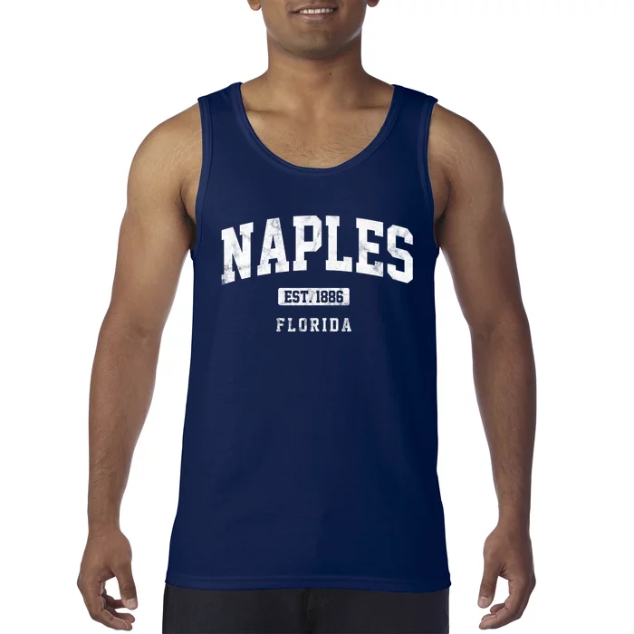 Naples Est 1886 Florida Retro Vintage Tank Top