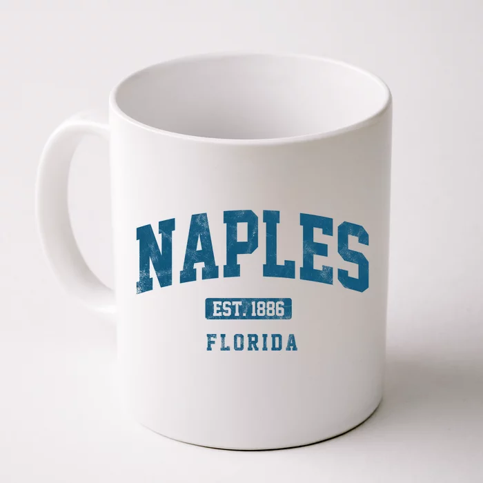 Naples Est 1886 Florida Retro Vintage Front & Back Coffee Mug