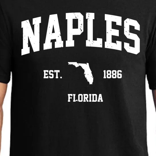 Naples Est 1886 Florida State Pride Retro Pajama Set