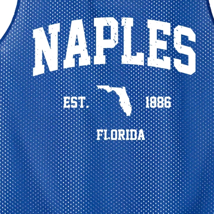 Naples Est 1886 Florida State Pride Retro Mesh Reversible Basketball Jersey Tank