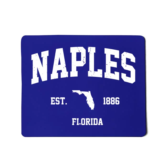 Naples Est 1886 Florida State Pride Retro Mousepad