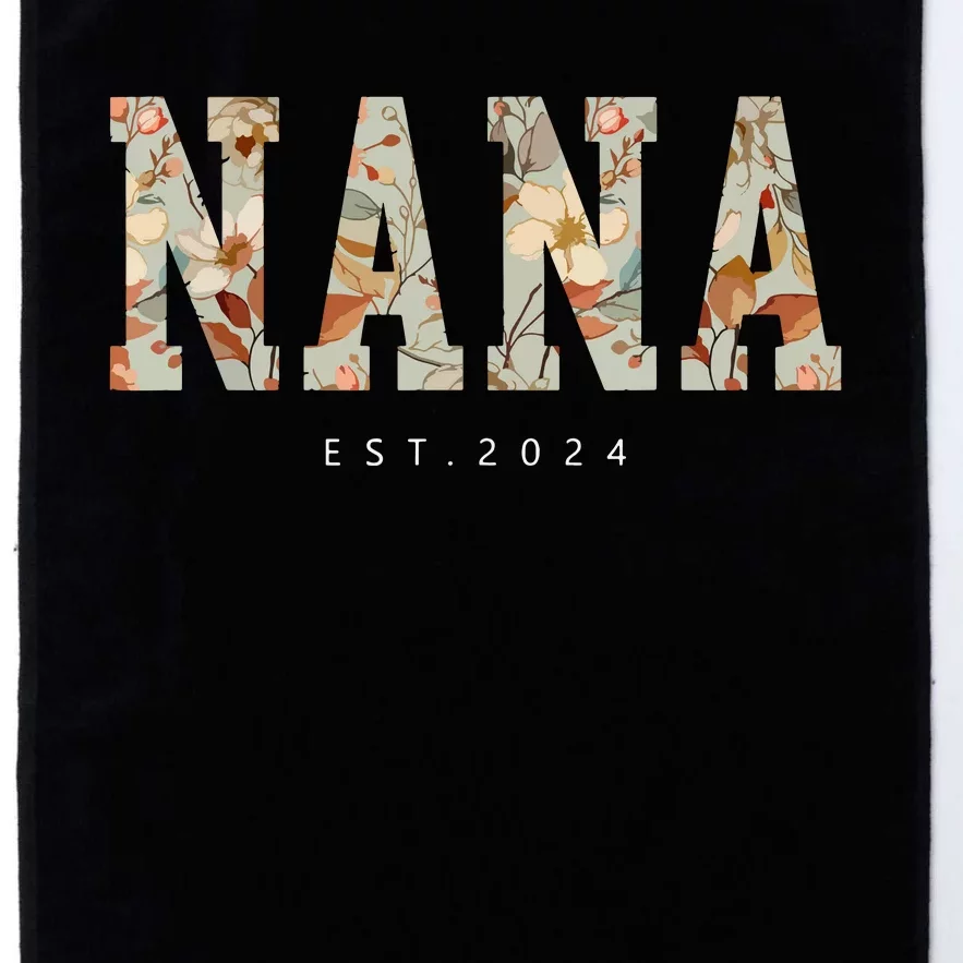 Nana Est 2024 Promoted To Nana Mothers Day Platinum Collection Golf Towel