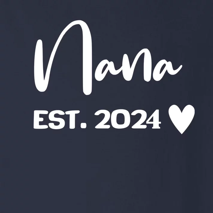 Nana Est. 2024 New Baby Toddler Long Sleeve Shirt