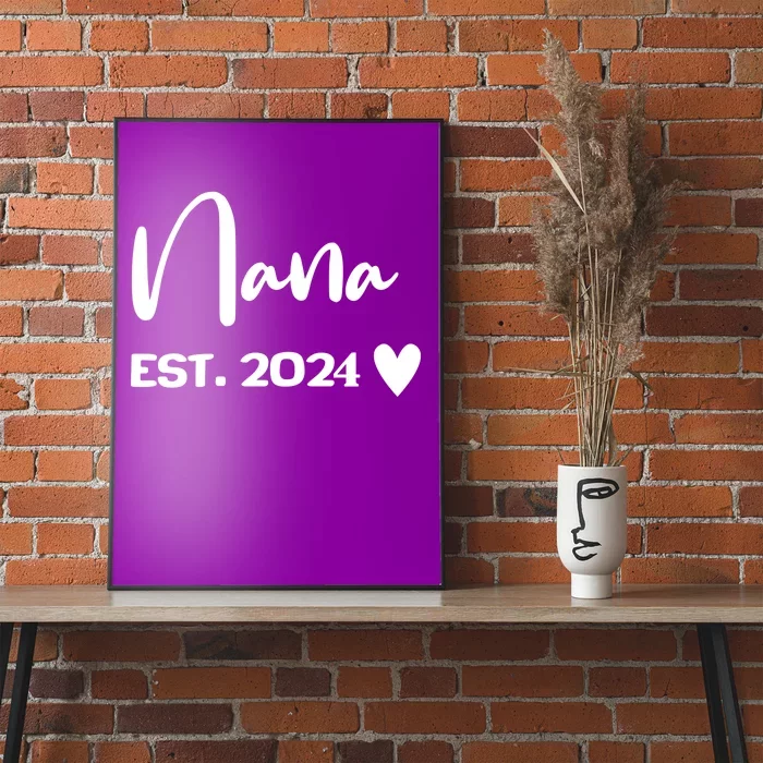 Nana Est. 2024 New Baby Poster