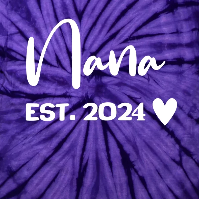 Nana Est. 2024 New Baby Tie-Dye T-Shirt