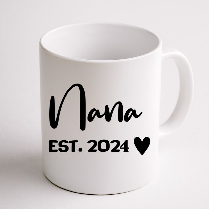 Nana Est. 2024 New Baby Front & Back Coffee Mug