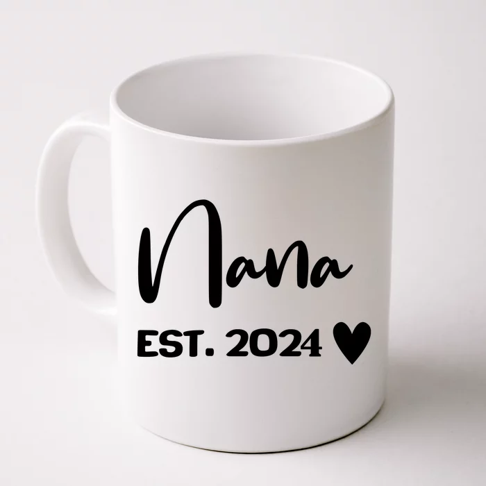 Nana Est. 2024 New Baby Front & Back Coffee Mug