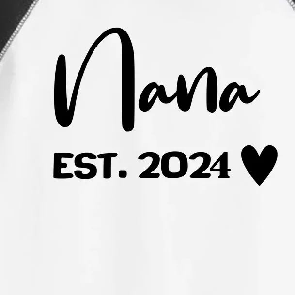 Nana Est. 2024 New Baby Toddler Fine Jersey T-Shirt