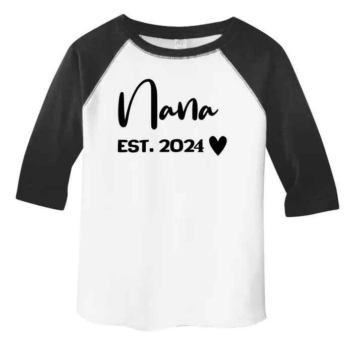 Nana Est. 2024 New Baby Toddler Fine Jersey T-Shirt