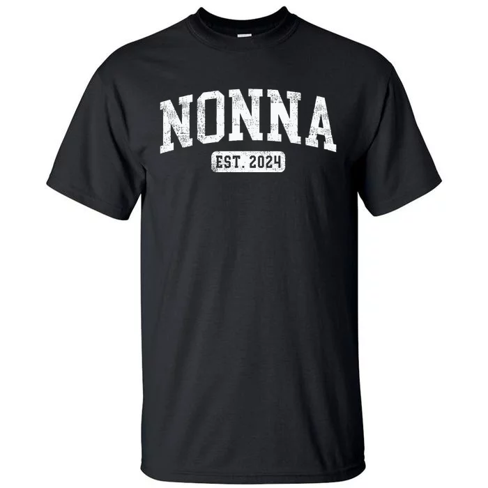 Nonna Est 2024 Promoted To Nonna Announcet Tall T-Shirt