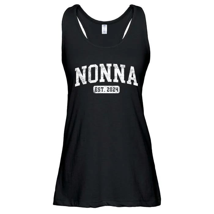 Nonna Est 2024 Promoted To Nonna Announcet Ladies Essential Flowy Tank