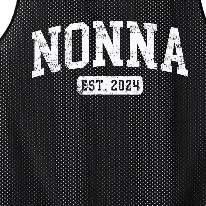 Nonna Est 2024 Promoted To Nonna Announcet Mesh Reversible Basketball Jersey Tank