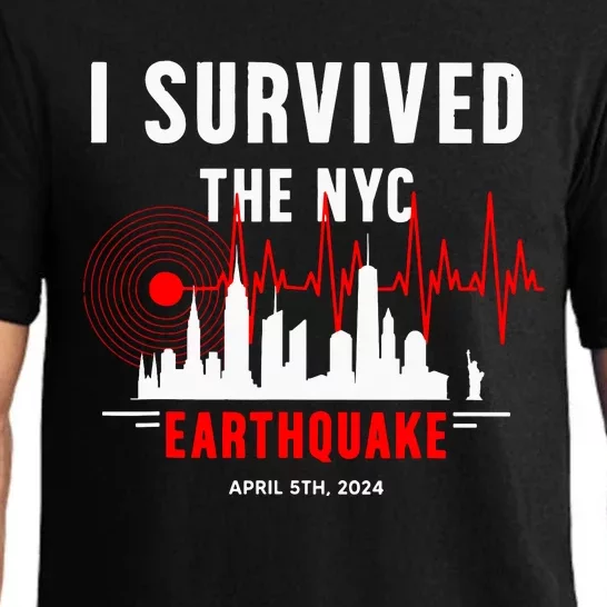 Nyc Earthquake 2024 New York City Earthquake I Survived Pajama Set