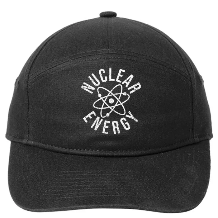 NUCLEAR ENERGY ATOMIC ENERGY POWER PLANT ENGINEER 7-Panel Snapback Hat