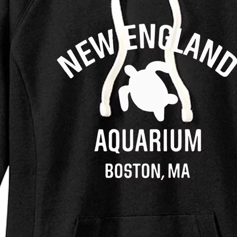 New England Aquarium Boston Ma Women's Fleece Hoodie