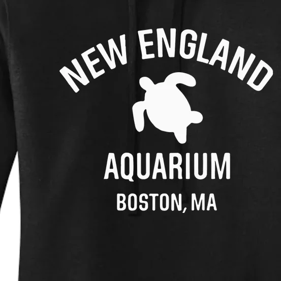 New England Aquarium Boston Ma Women's Pullover Hoodie