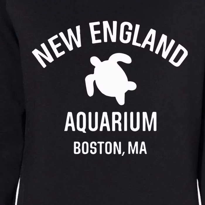 New England Aquarium Boston Ma Womens California Wash Sweatshirt