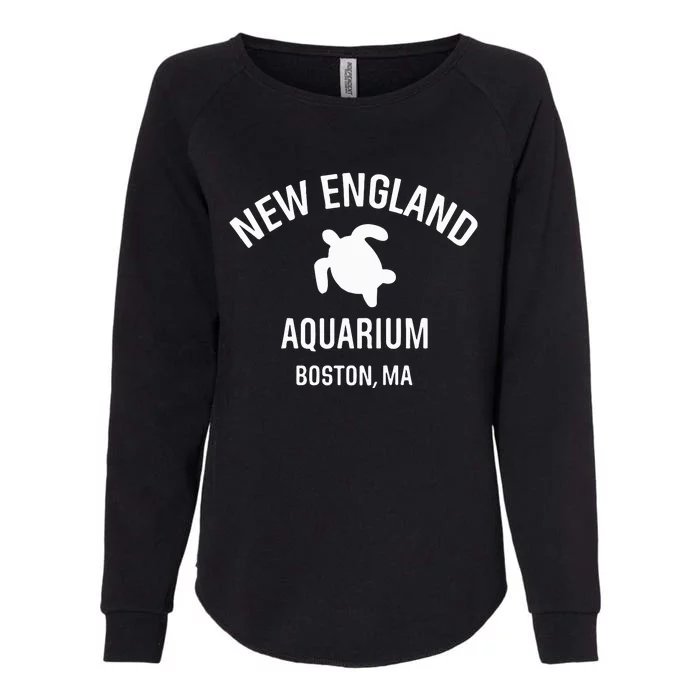 New England Aquarium Boston Ma Womens California Wash Sweatshirt