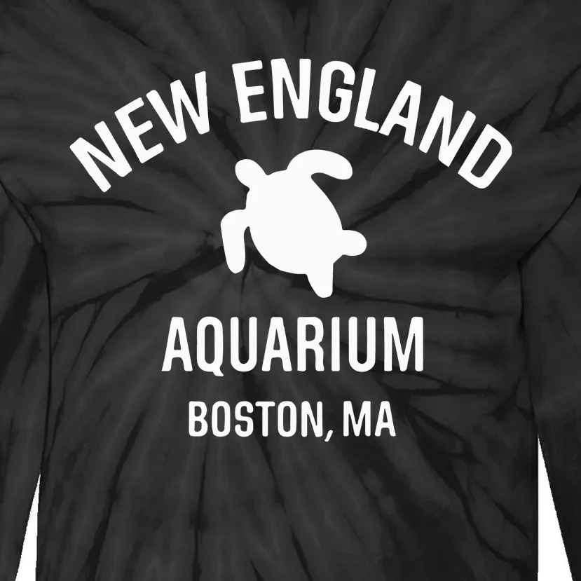 New England Aquarium Boston Ma Tie-Dye Long Sleeve Shirt