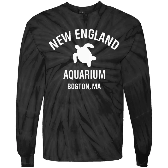 New England Aquarium Boston Ma Tie-Dye Long Sleeve Shirt