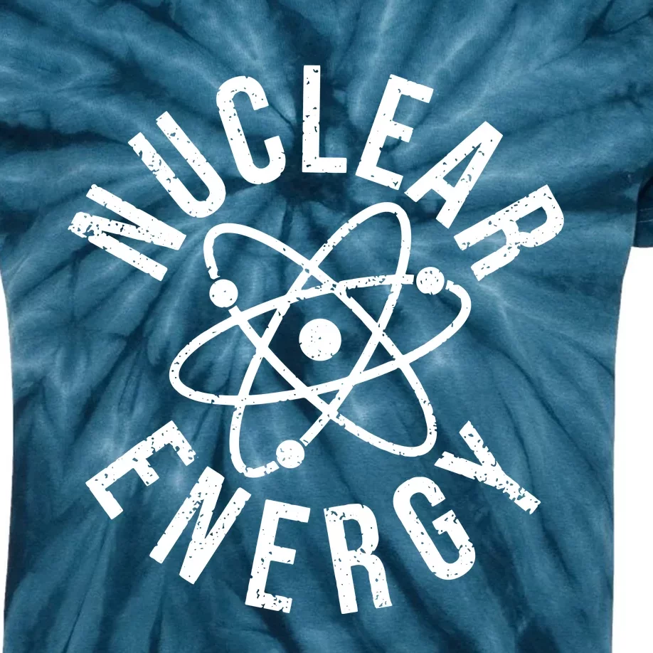 NUCLEAR ENERGY ATOMIC ENERGY POWER PLANT ENGINEER Kids Tie-Dye T-Shirt