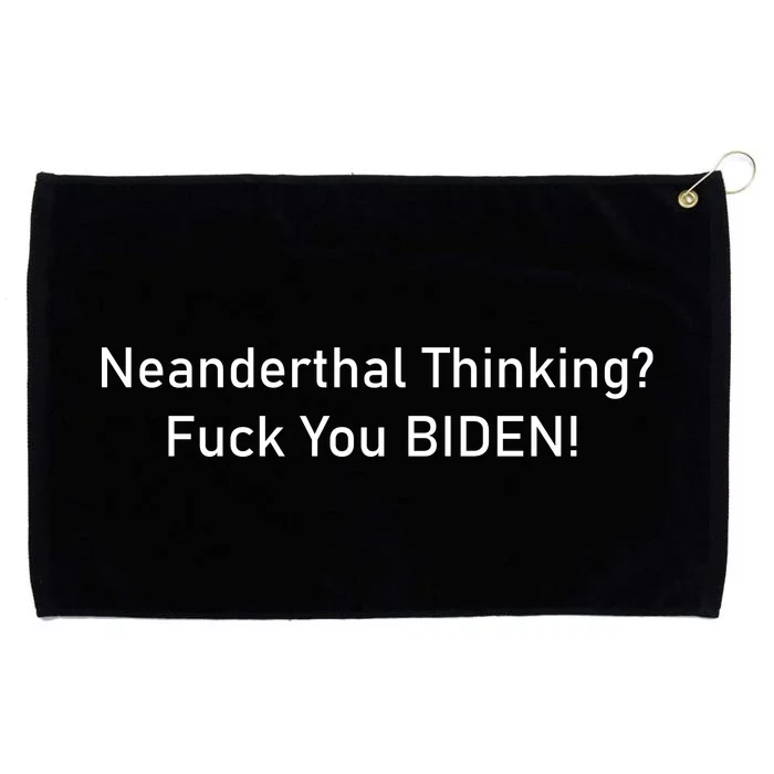 Neanderthal Thinking Grommeted Golf Towel