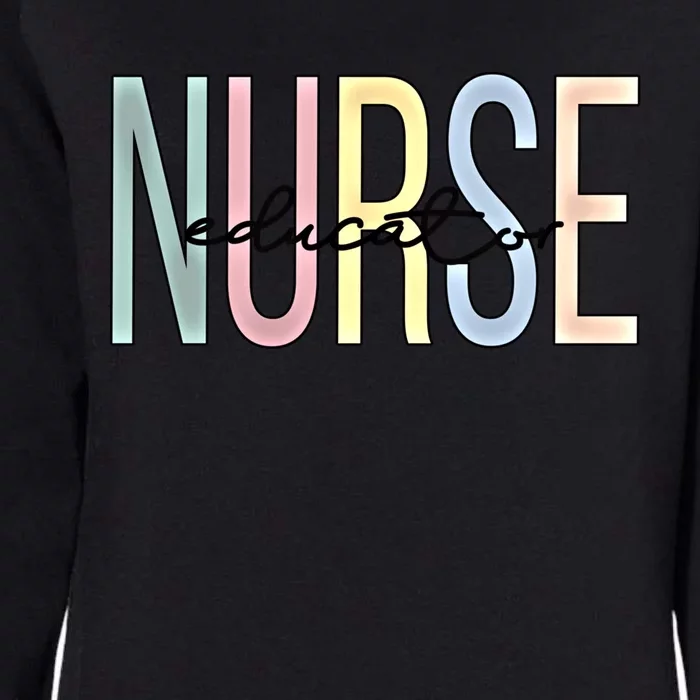 Nurse Educator Boho Nursing Educator Gift Womens California Wash Sweatshirt