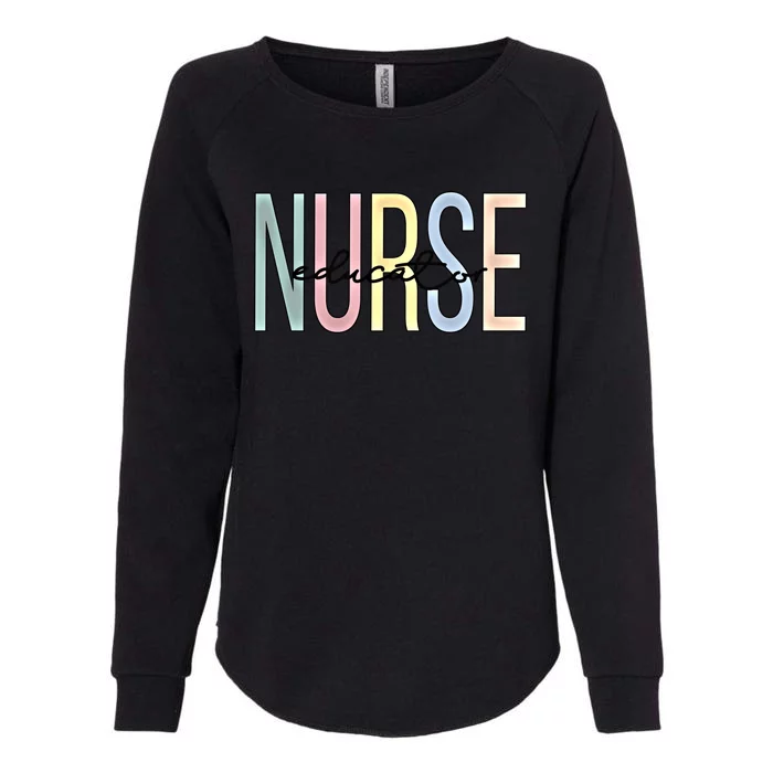 Nurse Educator Boho Nursing Educator Gift Womens California Wash Sweatshirt