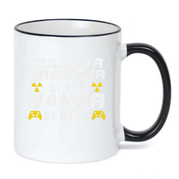 Nuclear Engineer By Day Gamer By Night Nuclear Engineer Black Color Changing Mug