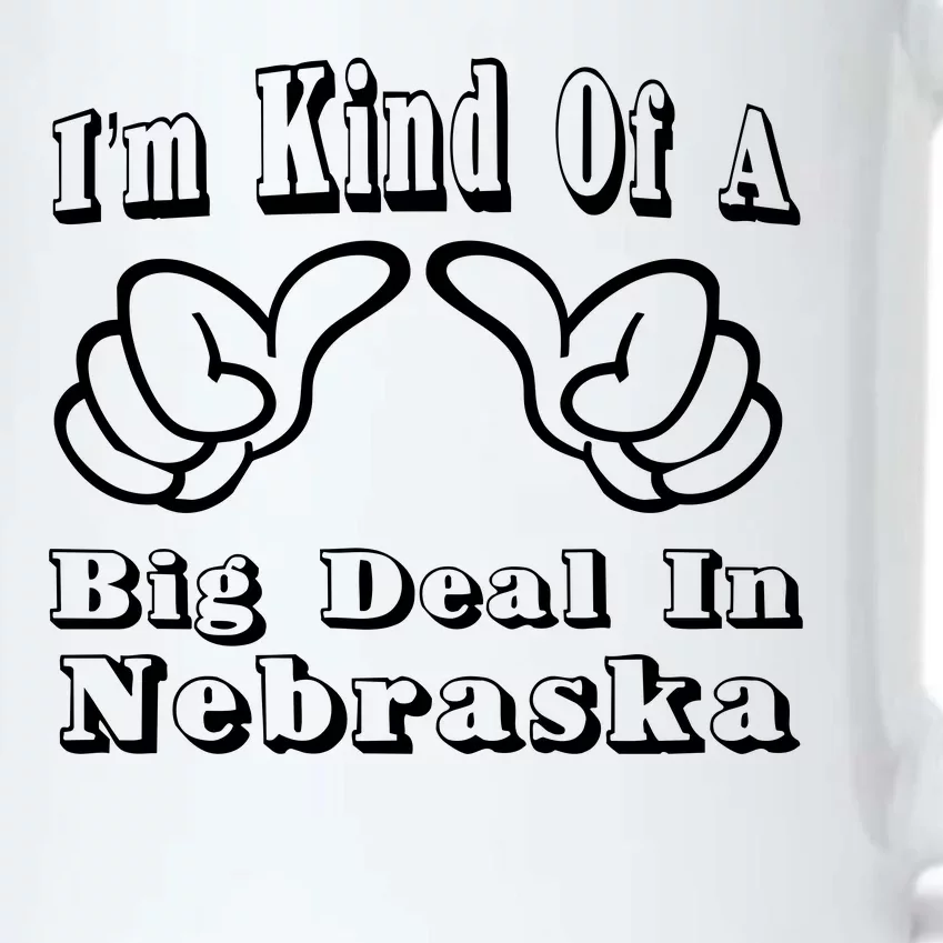 Nebraska Big Deal Black Color Changing Mug