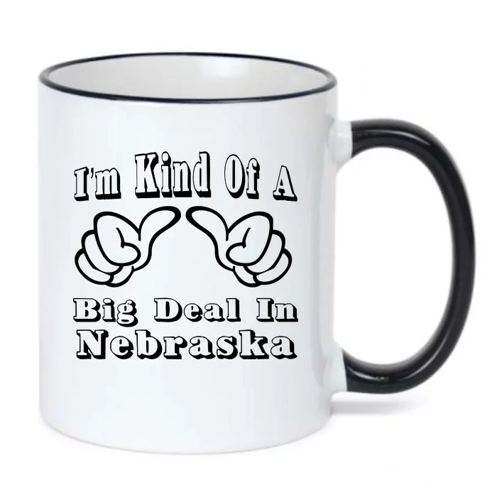 Nebraska Big Deal Black Color Changing Mug