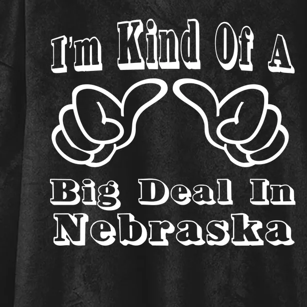 Nebraska Big Deal Hooded Wearable Blanket