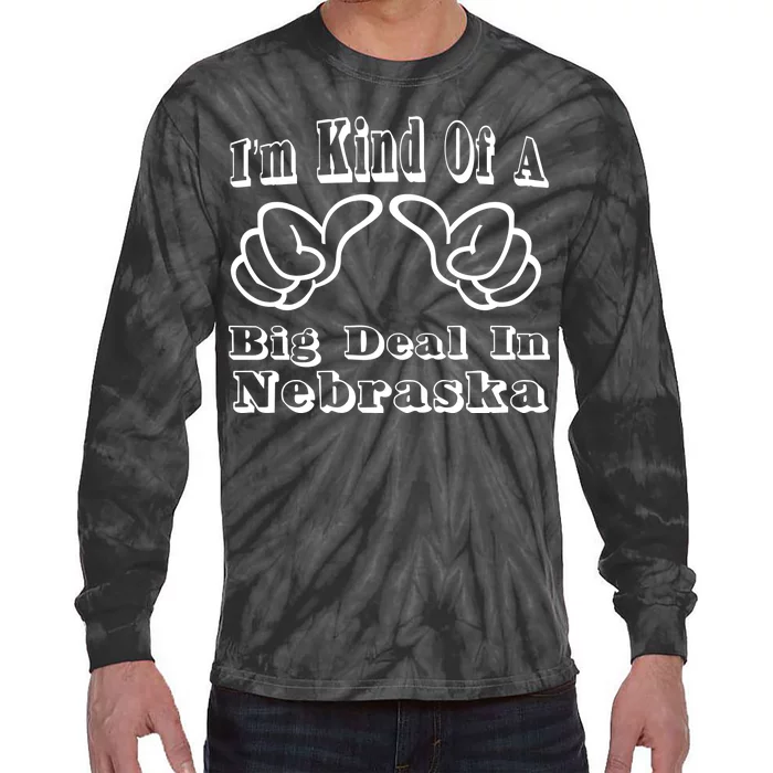 Nebraska Big Deal Tie-Dye Long Sleeve Shirt