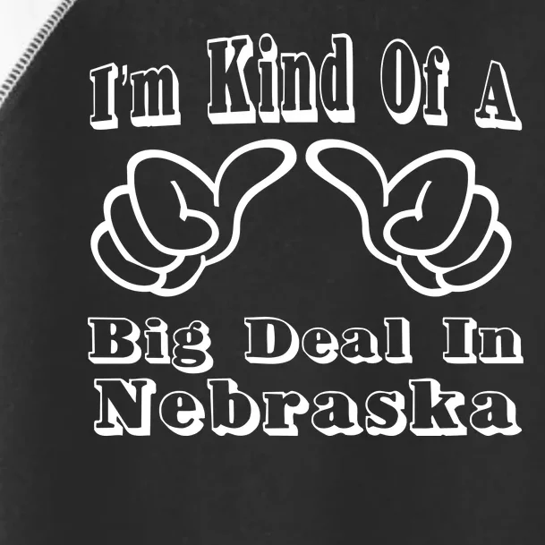 Nebraska Big Deal Toddler Fine Jersey T-Shirt