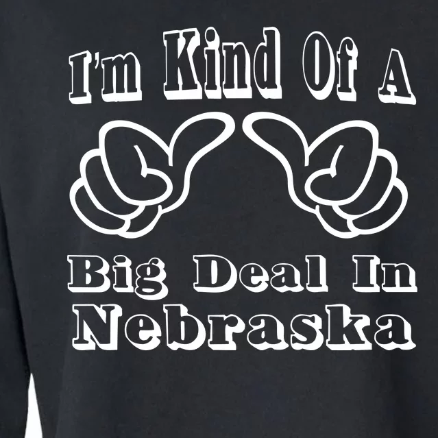 Nebraska Big Deal Cropped Pullover Crew