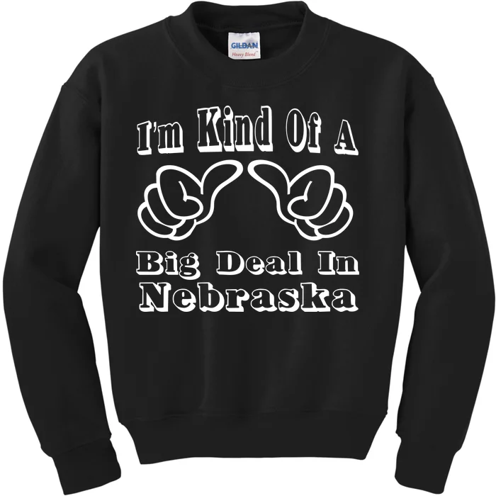 Nebraska Big Deal Kids Sweatshirt