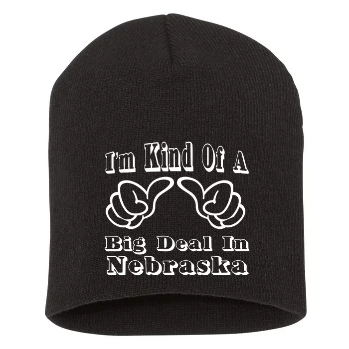 Nebraska Big Deal Short Acrylic Beanie