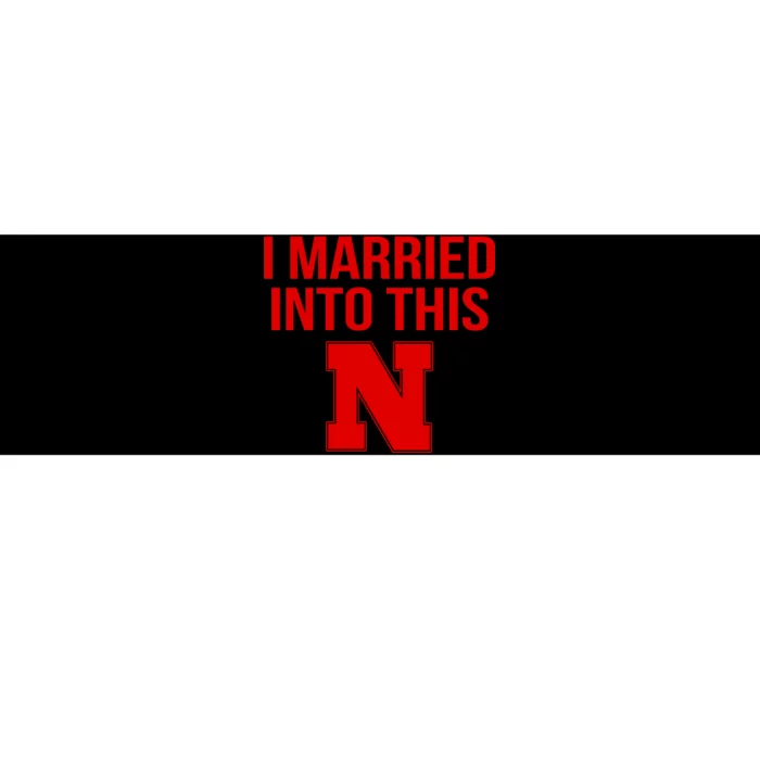 Nebraska Football Married Into This Bumper Sticker