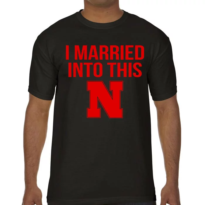 Nebraska Football Married Into This Comfort Colors T-Shirt