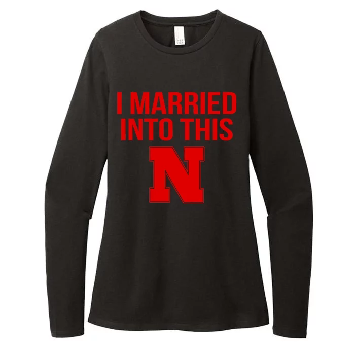 Nebraska Football Married Into This Womens CVC Long Sleeve Shirt